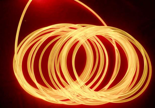 0.25-14mm Led Side Lighting Plastic Optical Fiber