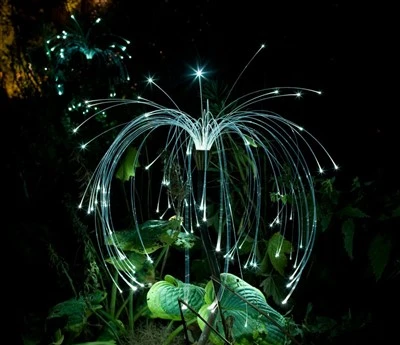 Lumini decorative de peisaj cu fibră optică de grădină pentru lumini cu fibră optică LED de tavan